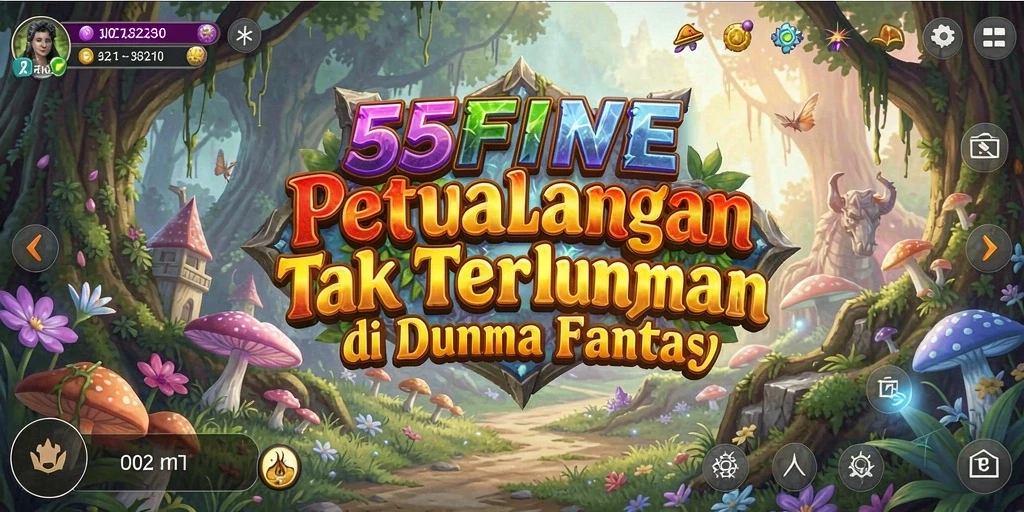 Tampilan mendebarkan gameplay petualangan 55FIVE.