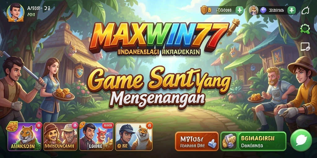 Tangkapan layar gameplay MAXWIN77 yang seru dan penuh warna.