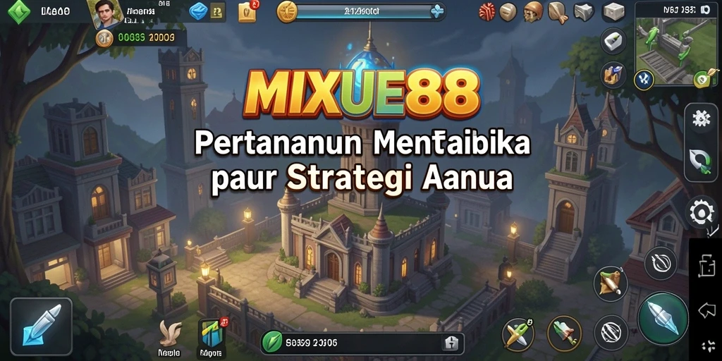 Tangkapan layar gameplay MIXUE88 menampilkan strategi Tower Defense yang cepat dan mendebarkan.