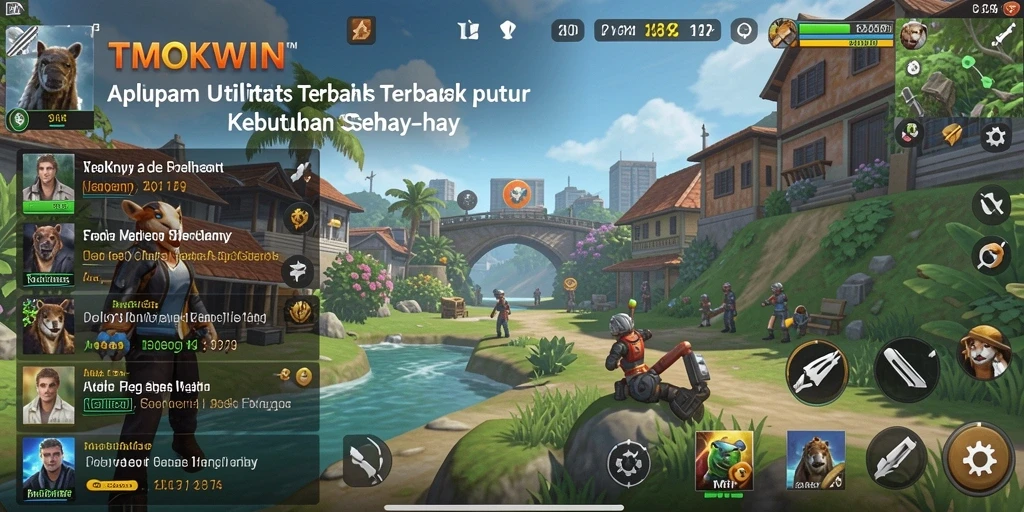 Tampilan antarmuka pengguna TMOKWIN yang modern dan intuitif.