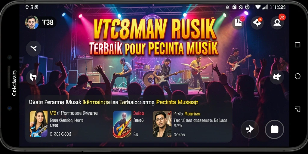 Tampilan menakjubkan dari gameplay VT38 yang interaktif.